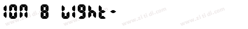 ION B Light字体转换